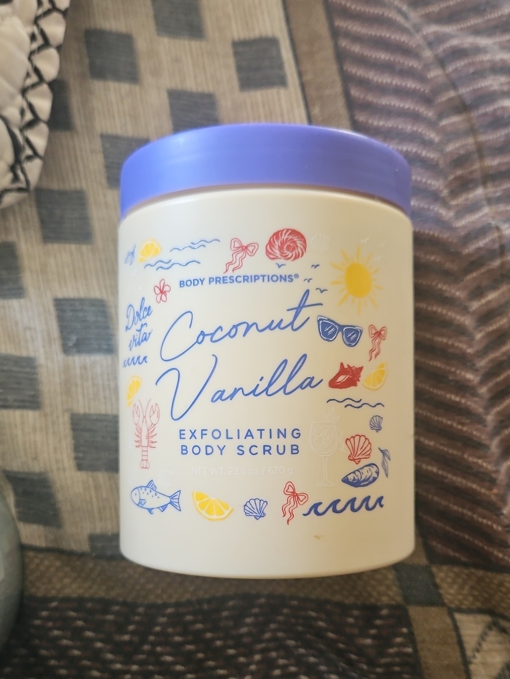 Body Prescriptions Coconut Vanilla Exfoliating Body Scrub — Cream